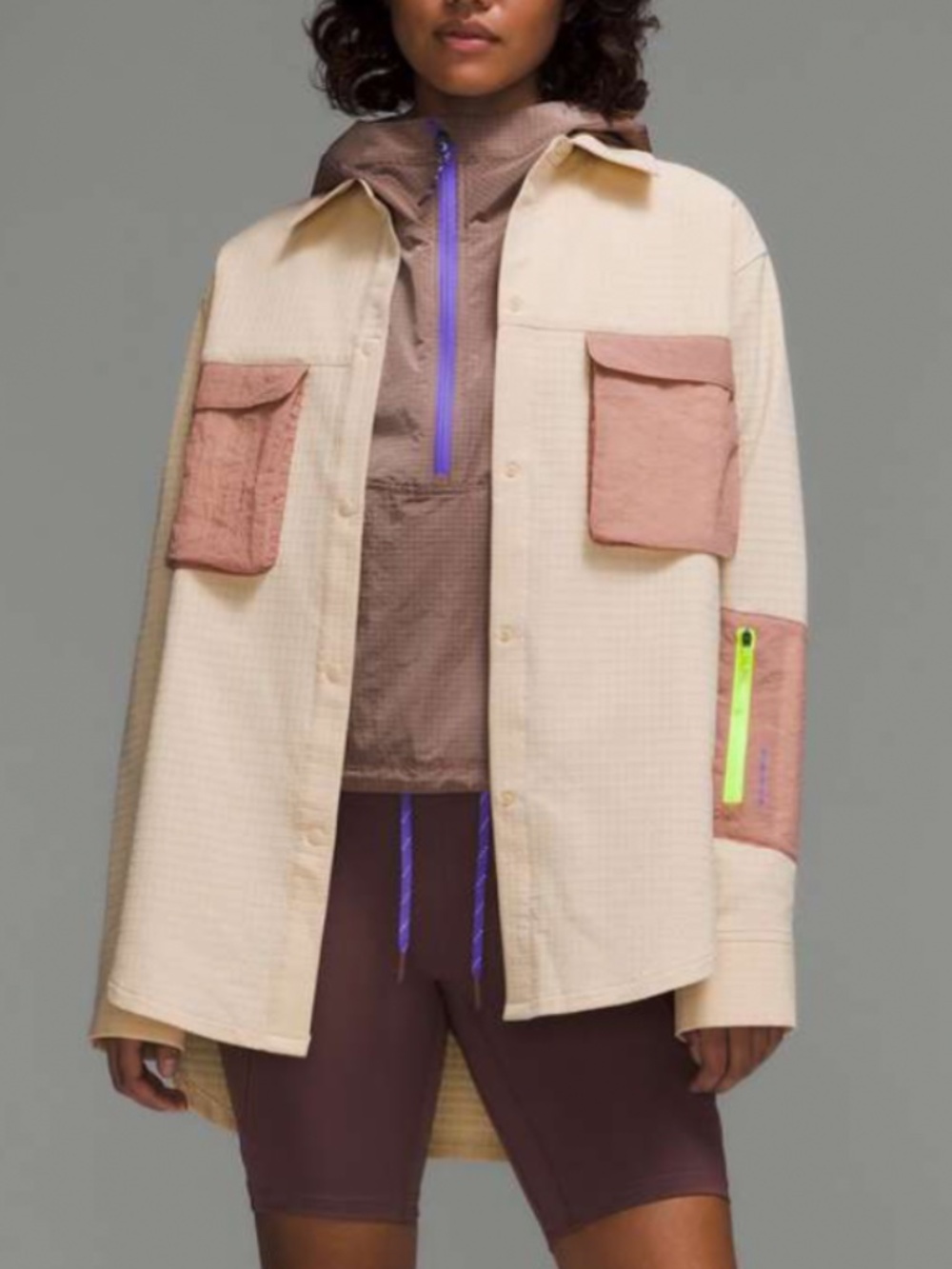 lululemon Grid Fleece Hiking Overshirt
